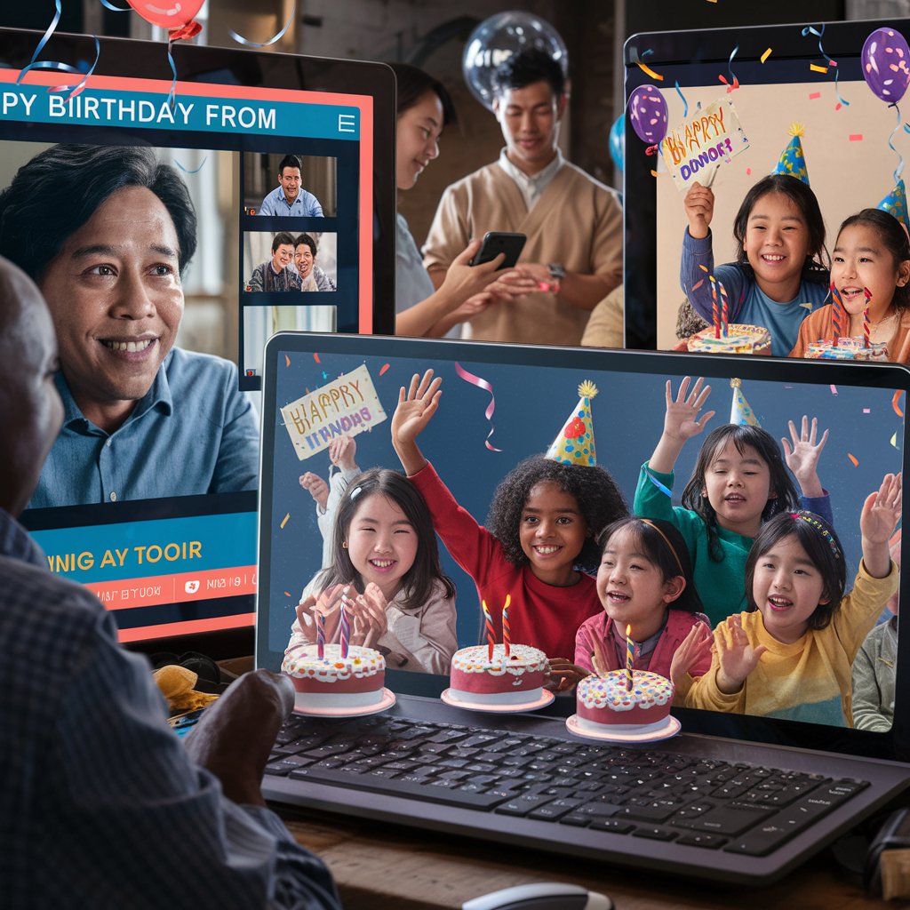 virtual birthday celebration